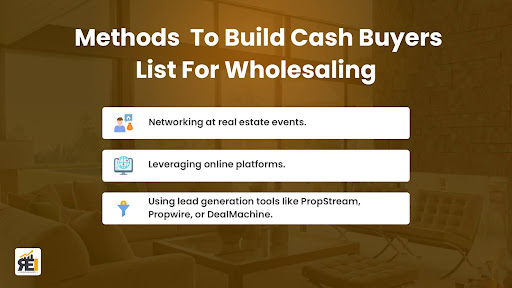 how to build a cash buyers list for wholesaling