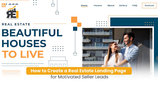 how to create a real estate landing page