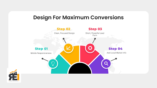 real estate landing page design