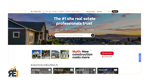 what is a real estate landing page