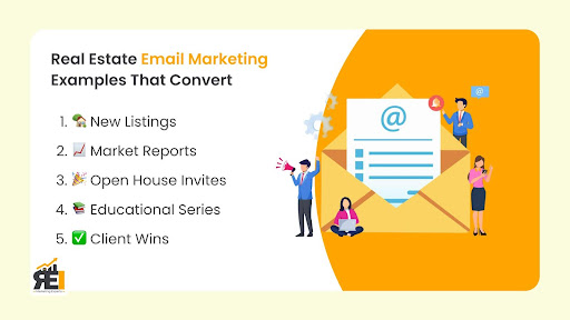 Real estate email marketing examples